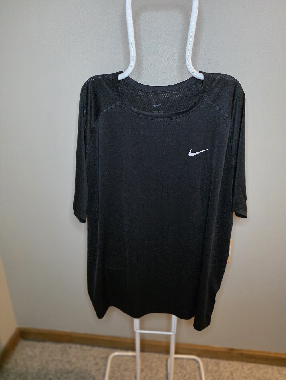 Nike Men's Dri-fit Short Sleeve Black T-shirt NWT Size XXL